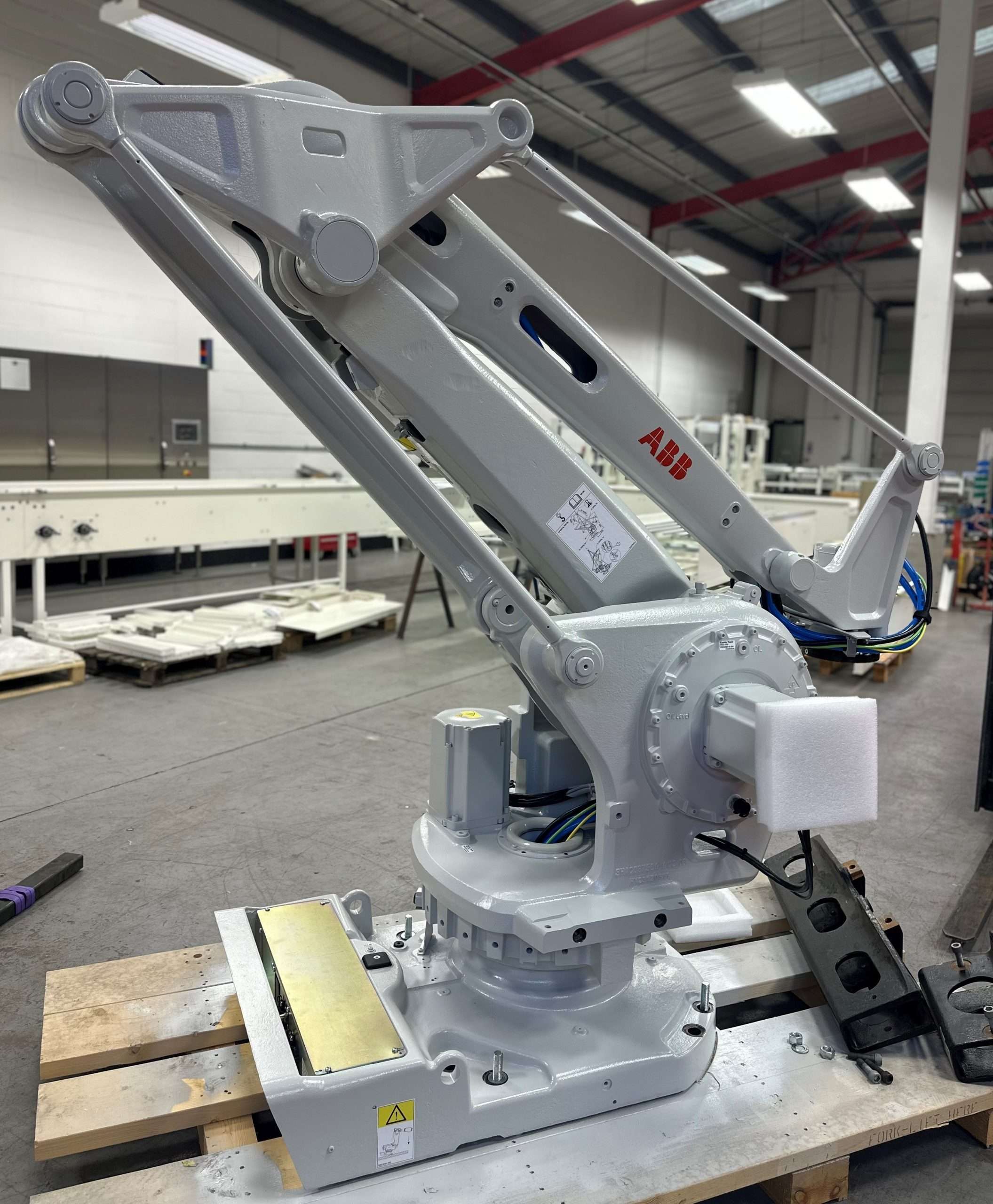 An ABB robot for one of our automated systems