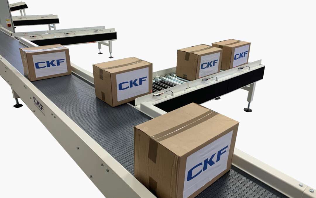 CKF install their case conveying system for a world-leading snack and drinks producer