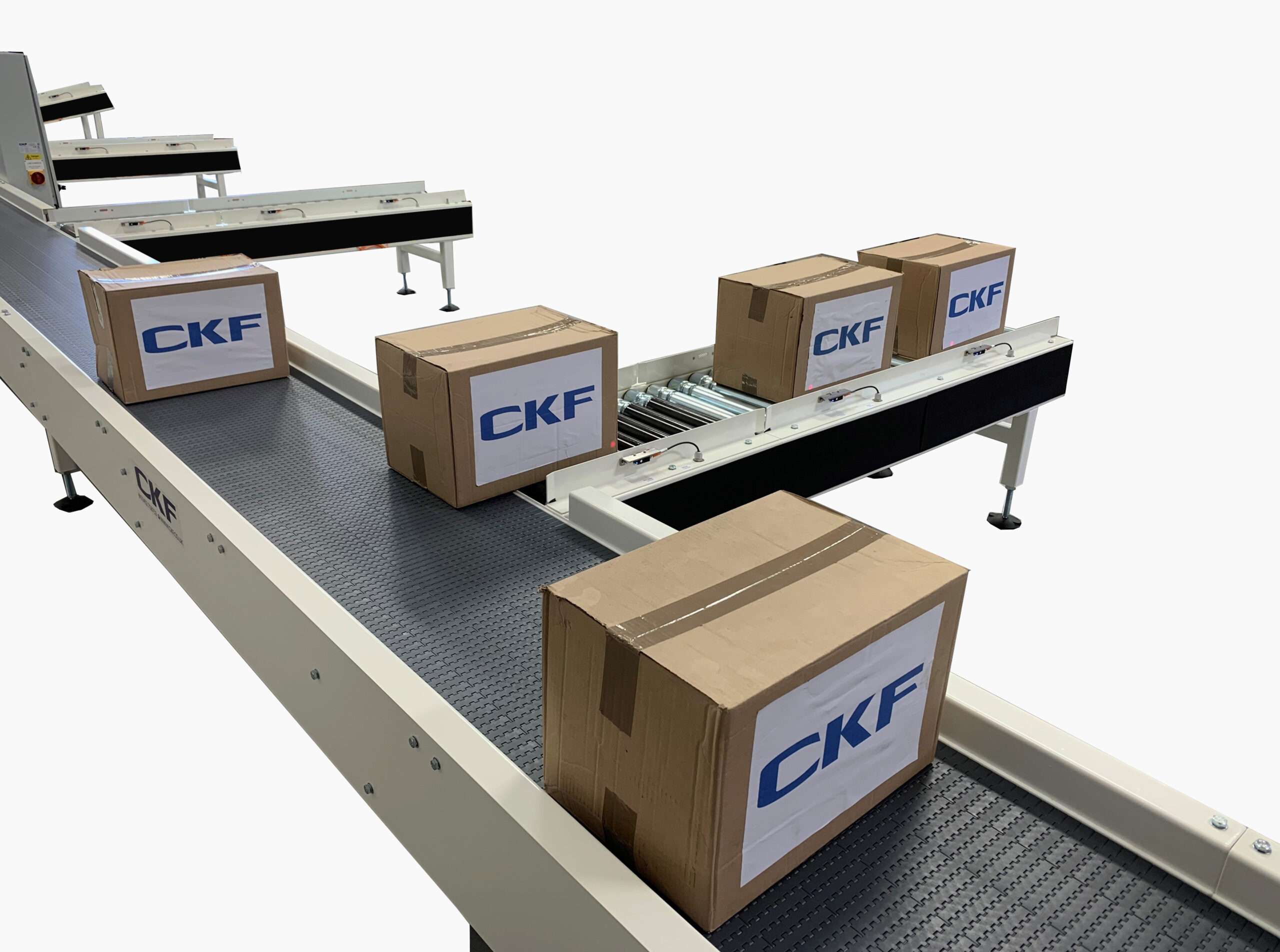 CKF install their case conveying system for a world-leading snack and drinks producer